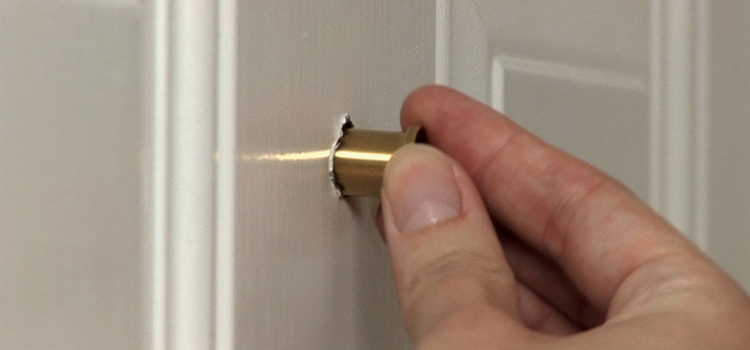 peephole door repair in Walnut