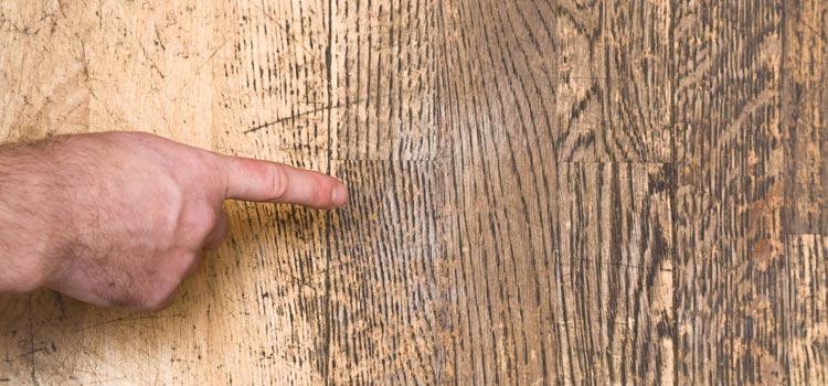 Wood Door Scratch Repair in Walnut